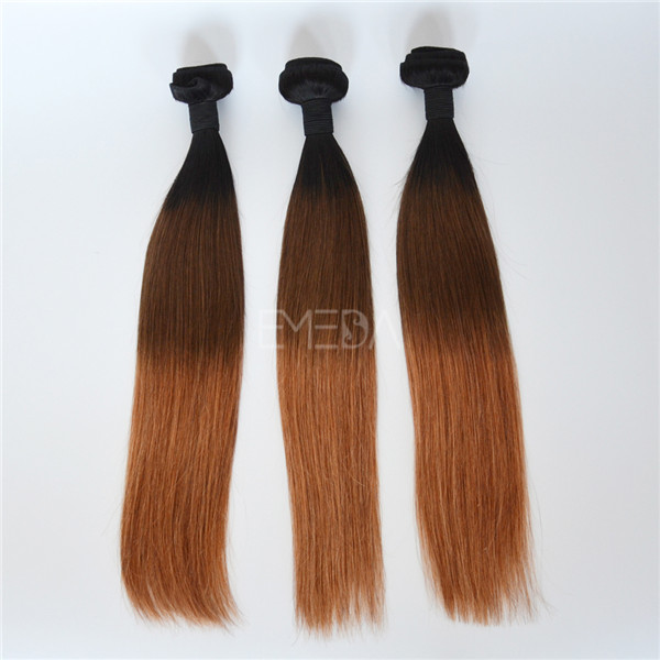 Peruvian 3 tone hair weft  LJ168